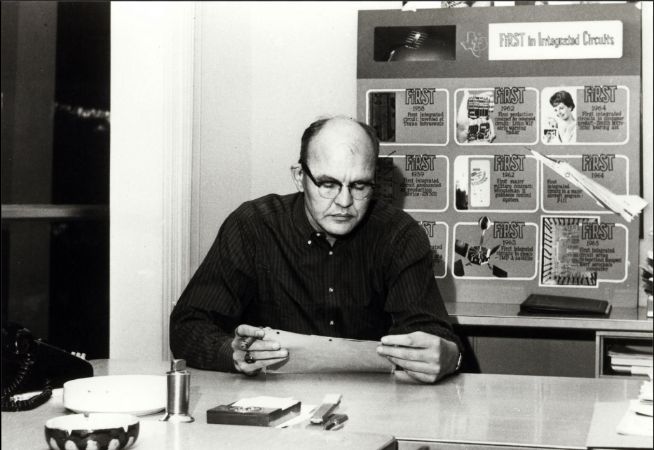 Jack Kilby in Texas Instruments Lab